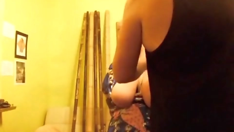 Mature blonde fucks with her hubby in amateur kinky bondage